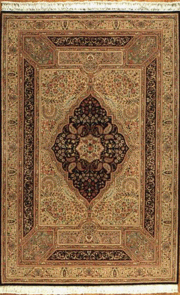 Shalom Brothers Yazd GS-20-18A Navy Rug