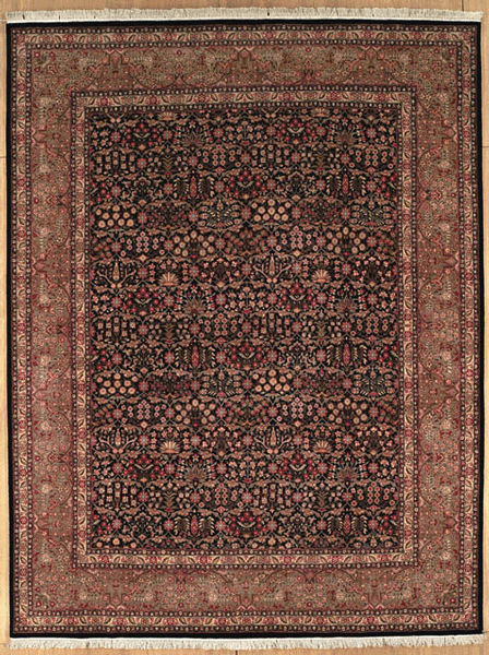 Shalom Brothers Yazd GS-20-44C Black Rug