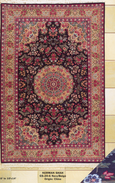 Shalom Brothers Yazd GS-20-6 Navy Rug
