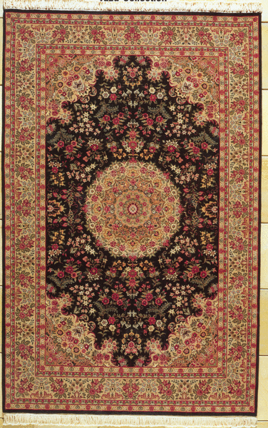 Shalom Brothers Yazd GS-20-6A Black Rug
