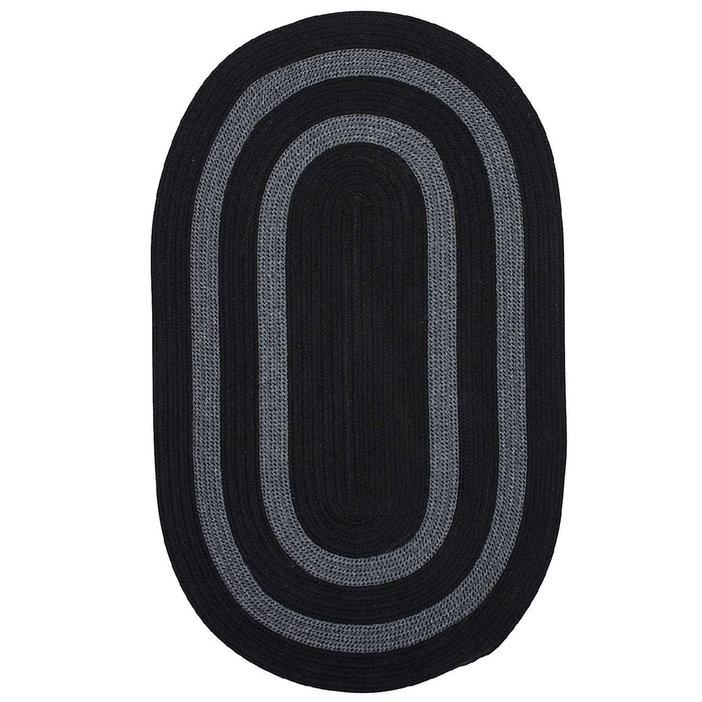 colonial mills graywood gw13 black rug