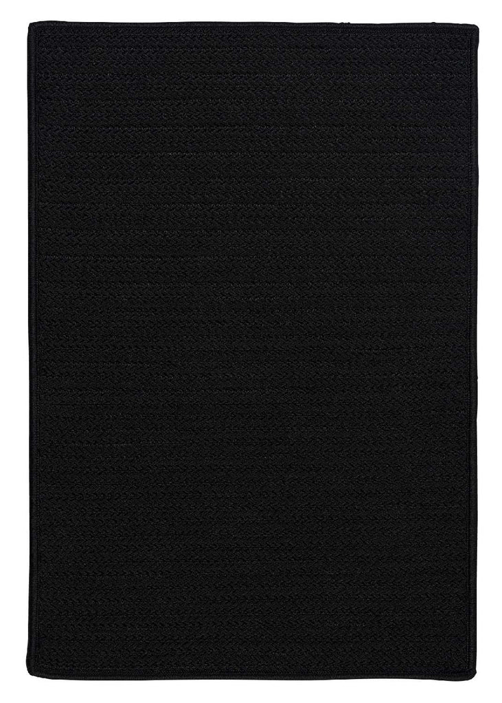 colonial mills simply home h031 black rug