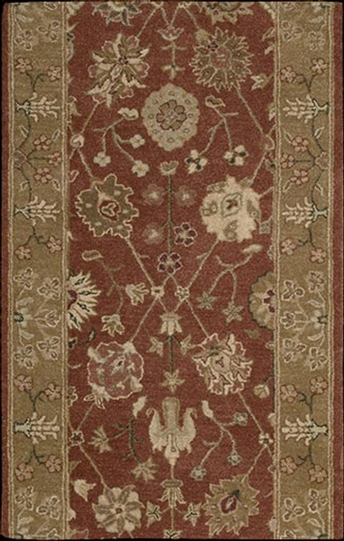 Nourison Heritage Hall HE13 Brick Rug