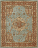 Nourison Clearance Heritage Hall HE16 Aqua Rug
