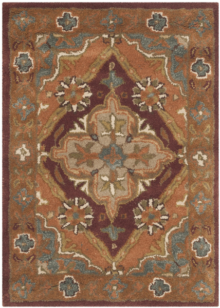 safavieh clearance heritage hg948a rust rug