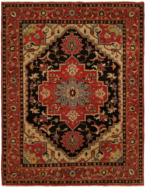 Rugs Done Right Hadley HH80 Ebony / Brick Rug