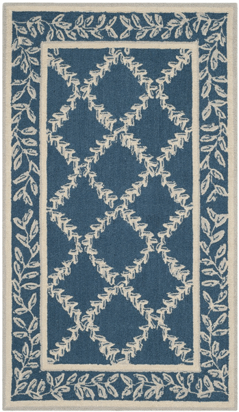 Safavieh Clearance Chelsea HK230N Navy Blue Rug