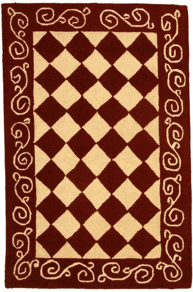Safavieh Clearance Chelsea HK711C Burgundy Rug