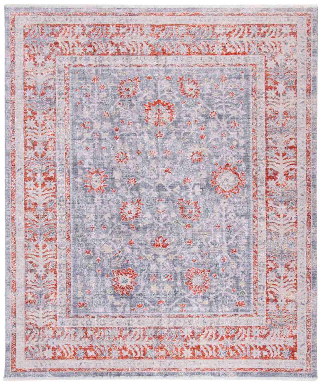 Grey Rust Colored Turkish Rug Area Rug Clearance Rugs Done Right