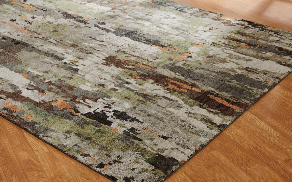Rugs Done Right Harwich HA56 Khaki Grey Rug