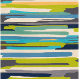 Abstract Surya Rug Co. Rain Aqua Rug | Aqua Rugs | Rugs Done Right 