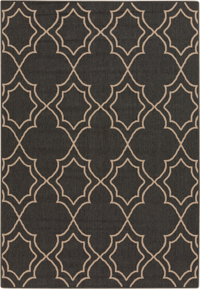 Two Tone Surya Rug Co. Alfresco Black Rug | Two Tone Rugs | Rugs Done Right 