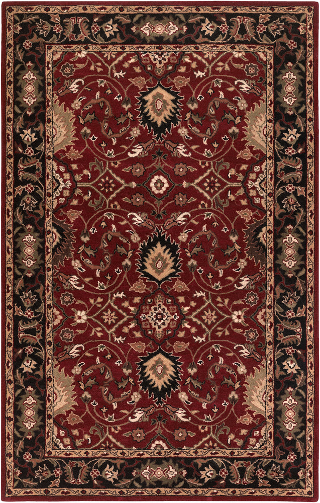 Hand Tufted Surya Rug Co. Caesar  Red Rug | Red Rugs | Rugs Done Right 