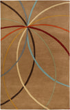 Rectangular Surya Rug Co. Forum Mocha Rug | Geometric Rugs | Rugs Done Right 