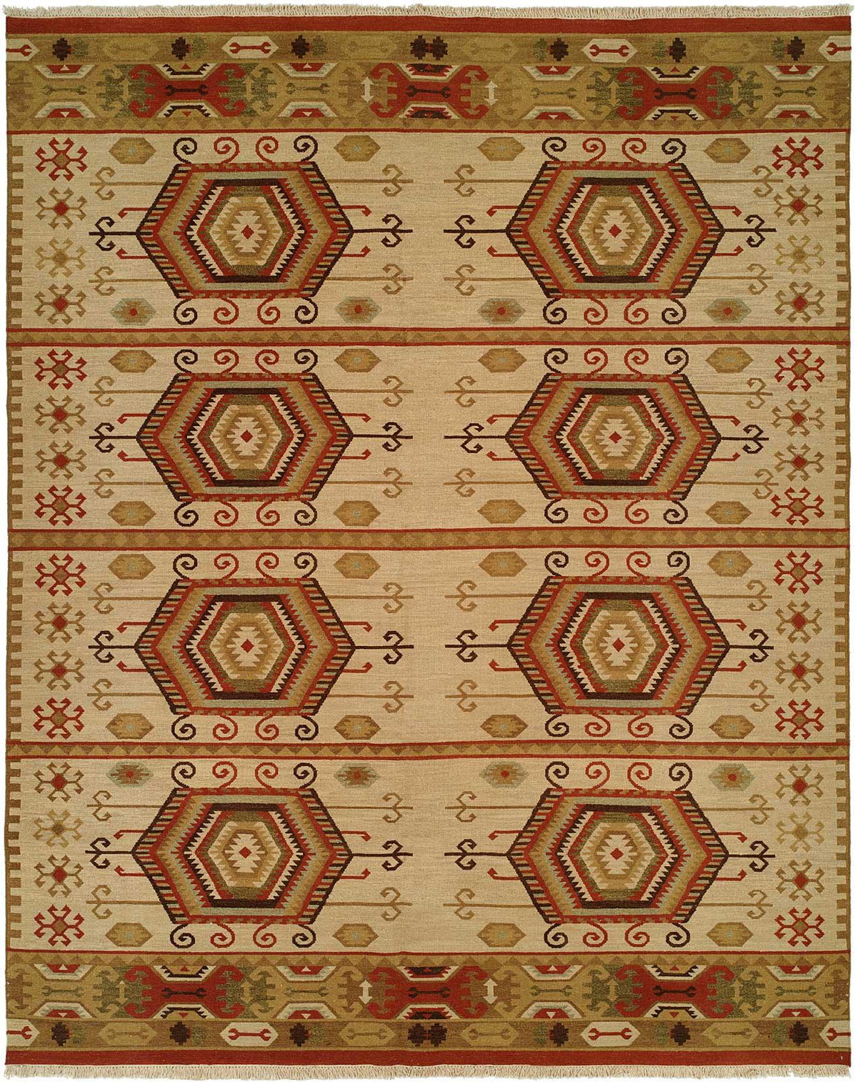 Kalaty Clearance Soumak SU227 Beige Rug