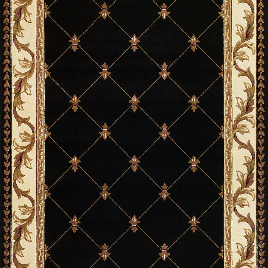 Kas Clearance Corinthian 5321 Black Rug