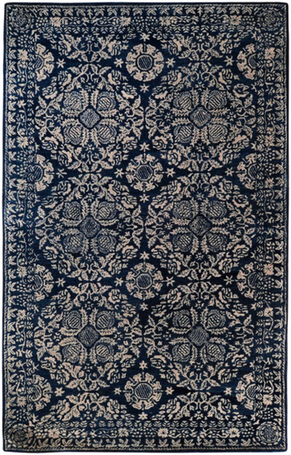 Surya rug co. | Blue rug | Smithsonian | rugs done right
