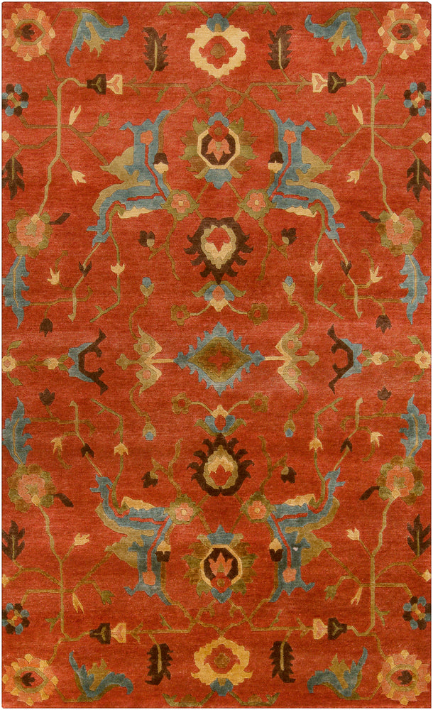 Surya rug co. | Rust rug | Anastacia | rugs done right