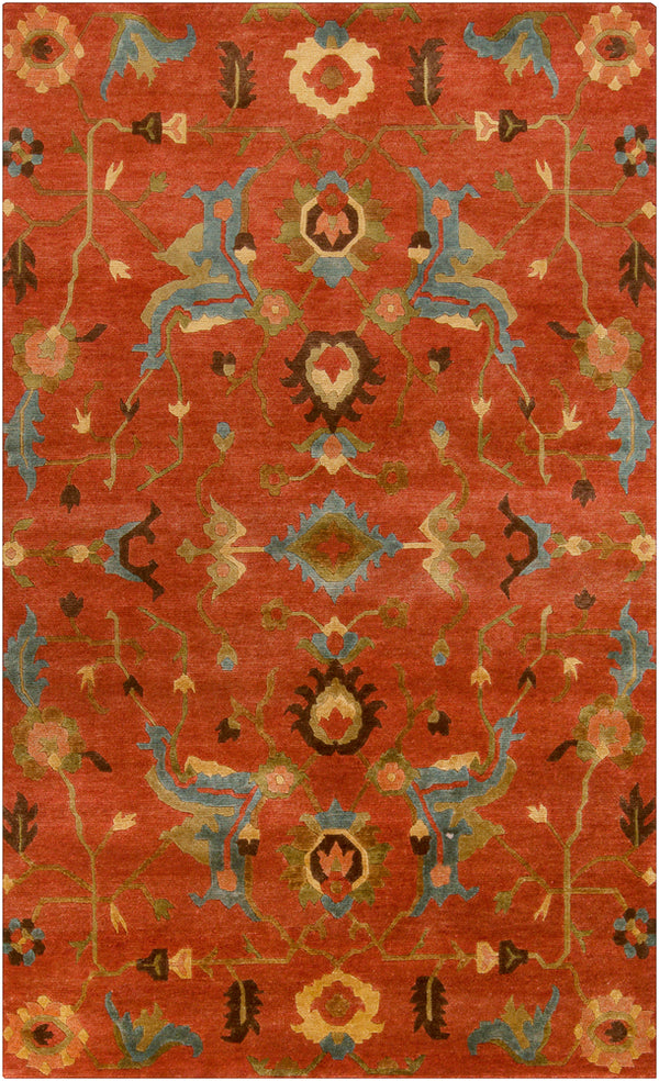 Surya rug co. | Rust rug | Anastacia | rugs done right
