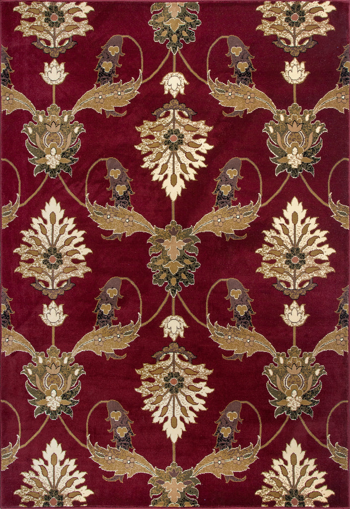 Kas Clearance Cambridge 7364 Red Rug