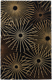 Livabliss Forum FM-7090 Black Rug