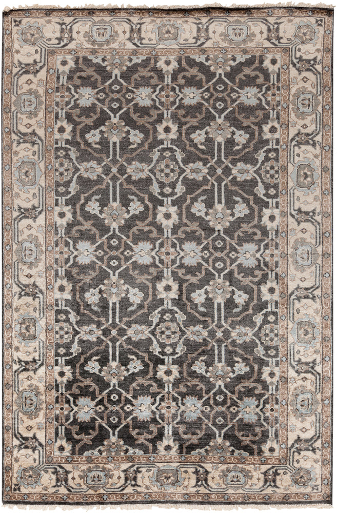 Surya rug co. | Black rug | Theodora | rugs done right