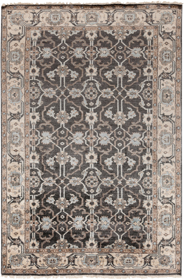 Surya rug co. | Black rug | Theodora | rugs done right