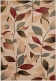 Surya Leaves Beige Rug | Botanical Rugs | Rugs Done Right