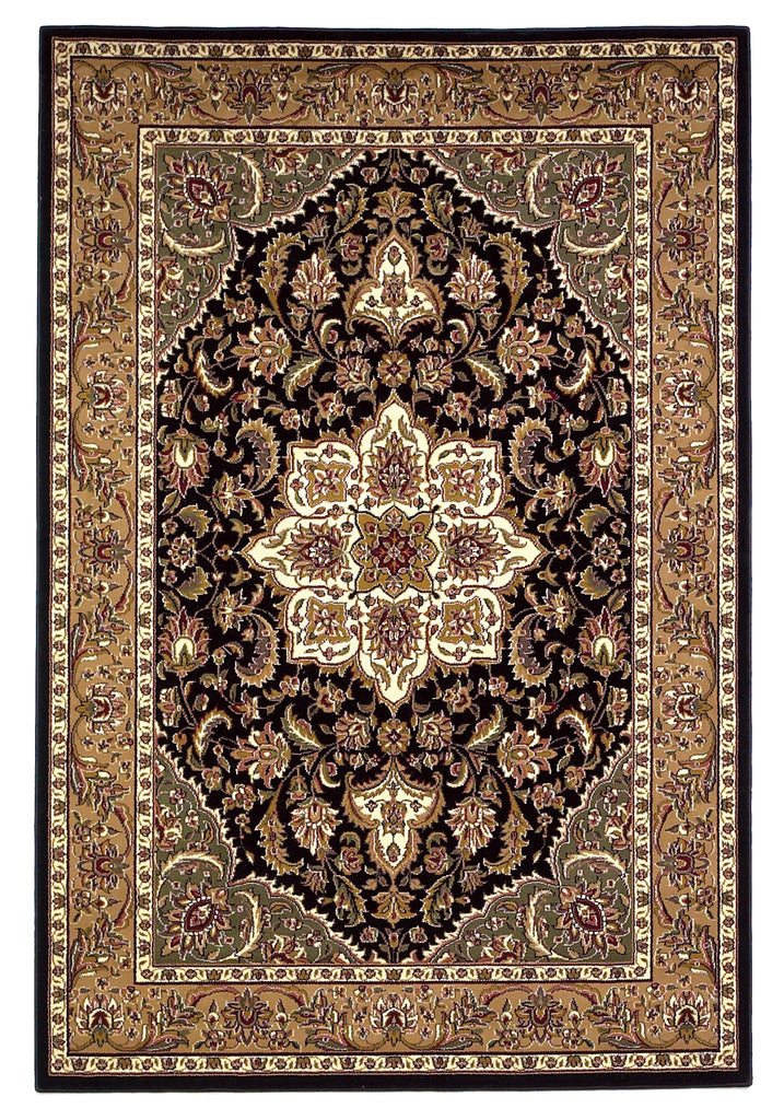 Kas Clearance Cambridge 7327 Black Rug