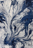 Kas Oriental Illusions 6201 Blue Rug