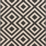 Geometric Surya Black Rug | Indoor Rugs | Rugs Done Right