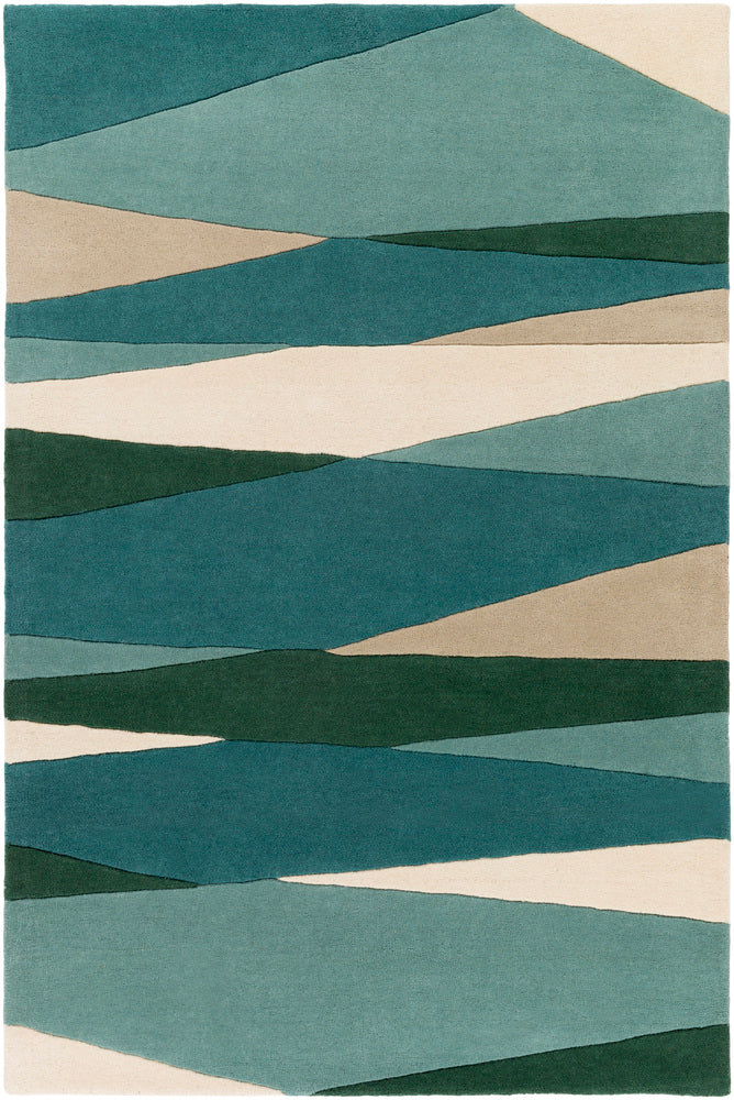 Surya Rug Co. Forum Teal Rug | Dark Teal Rugs | Rugs Done Right 