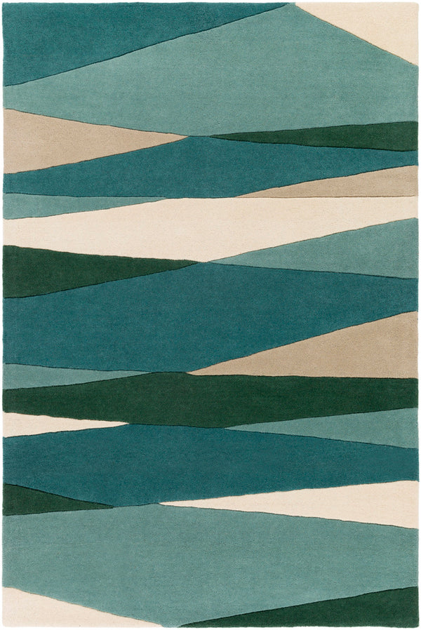 Surya Rug Co. Forum Teal Rug | Dark Teal Rugs | Rugs Done Right 