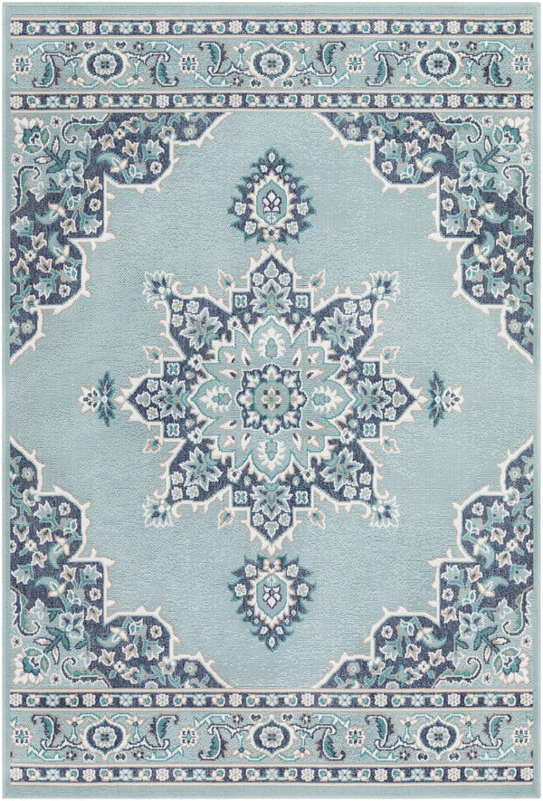 Surya Rug Co. Alfresco Teal Rug | Teal Rugs | Rugs Done Right 
