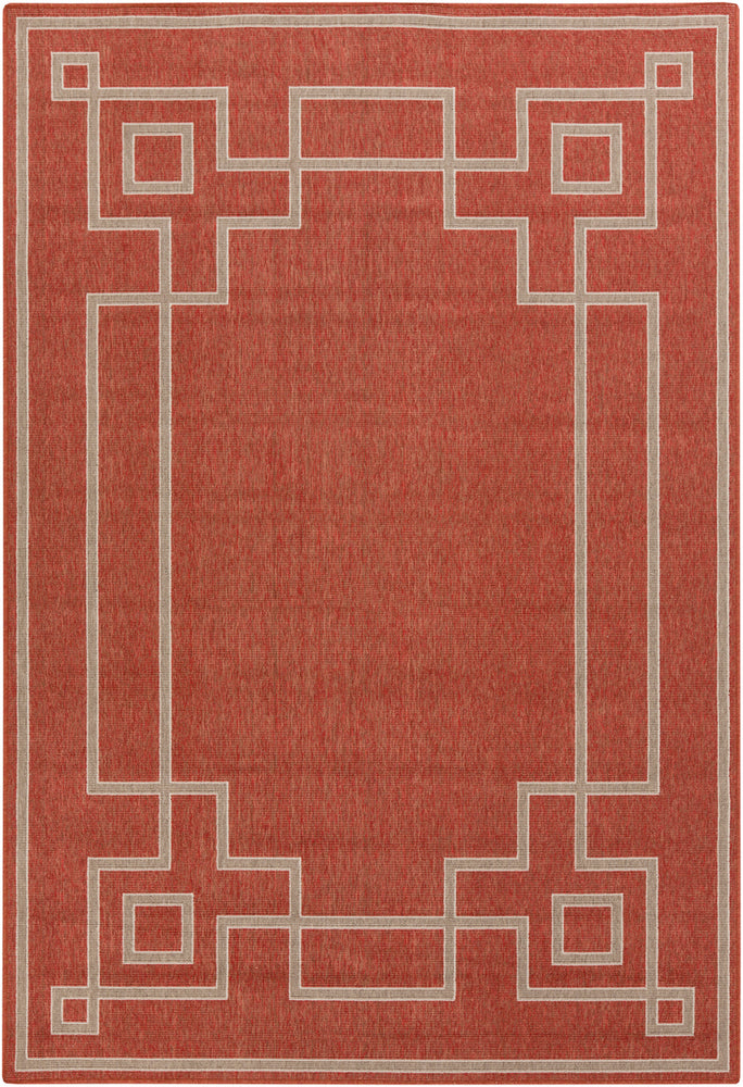 Surya Rug Co. Alfresco Rust Rug | Geometric Rugs | Rugs Done Right 