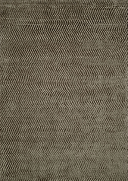 HRI Renior Herringbone Grey Rug