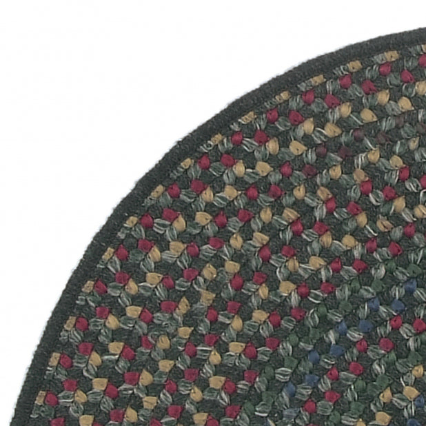 colonial mills rustic braided kitchen ic60 hunter green rug