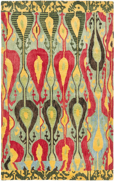 Safavieh Clearance Ikat IKT222B Blue Rug