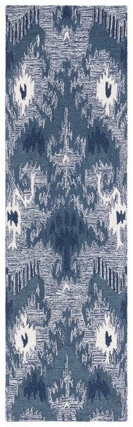 safavieh clearance ikat ikt652m blue rug