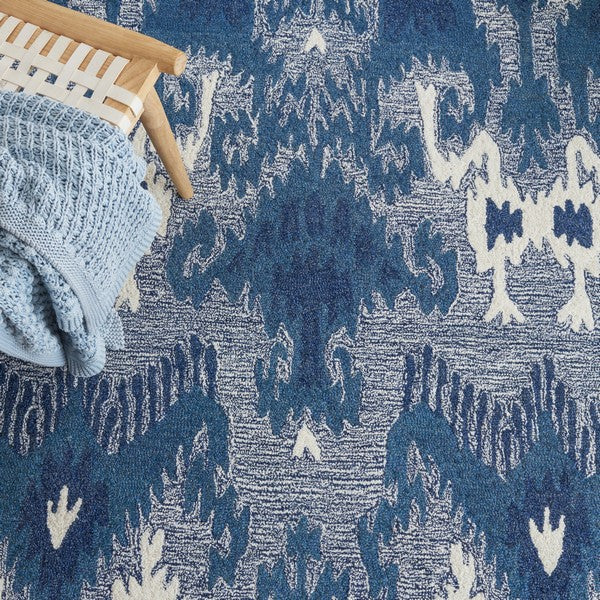 safavieh clearance ikat ikt652m blue rug