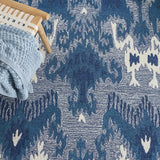 safavieh clearance ikat ikt652m blue rug