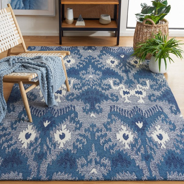 safavieh clearance ikat ikt652m blue rug