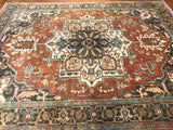 Shalom Brothers Jules Serapi JS654 Burnt Orange Rug