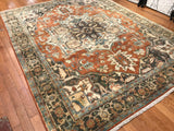 Shalom Brothers Jules Serapi JS654 Burnt Orange Rug