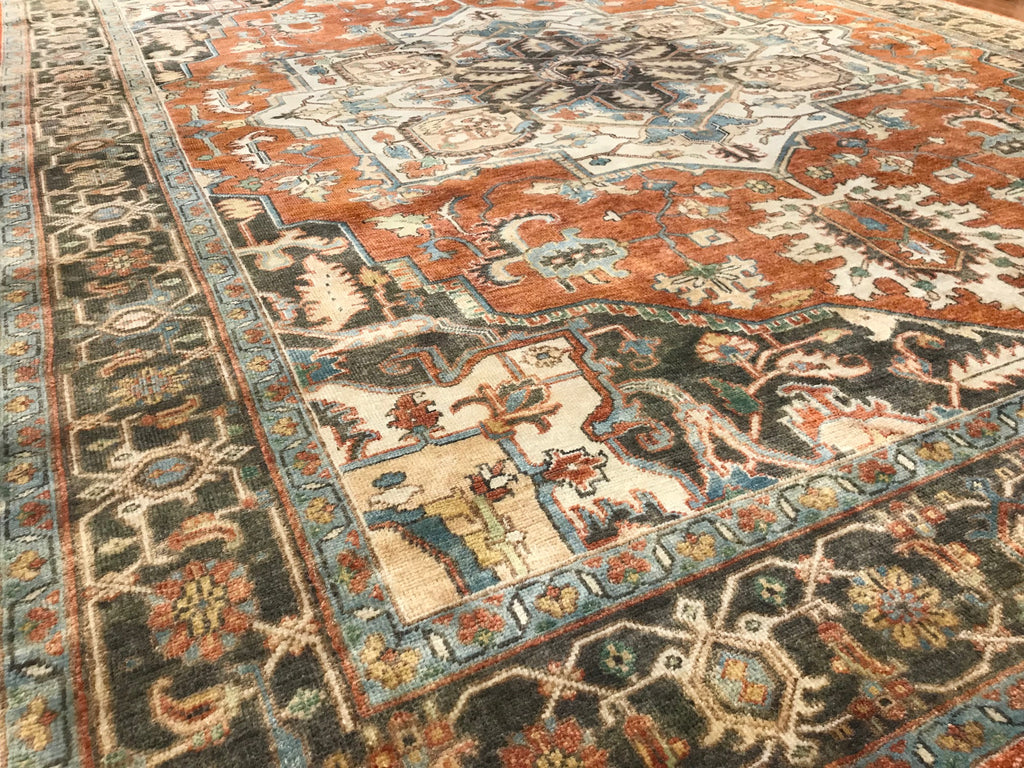 Shalom Brothers Jules Serapi JS654 Burnt Orange Rug