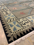 Tibet Rug Company Kilimanjaro SUNDIAL Khaki Rug
