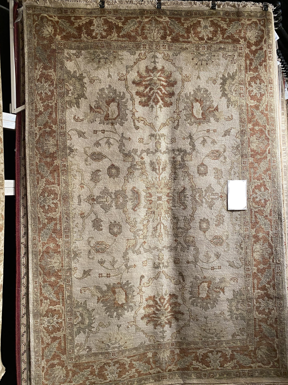 Rugs Done Right Oxford Oushak R06 Ivory Firebrick Rug