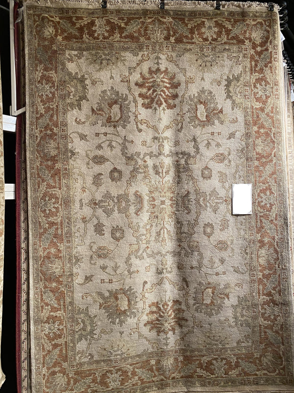Rugs Done Right Oxford Oushak R06 Ivory Firebrick Rug
