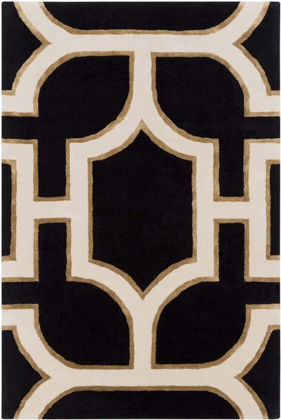 Hand Tufted Surya Rug Co. Intermezzo Black Rug | Black Rugs | Rugs Done Right