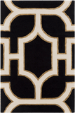 Contemporary Surya Rug Co. Intermezzo Black Rug | Wool Rugs | Rugs Done Right